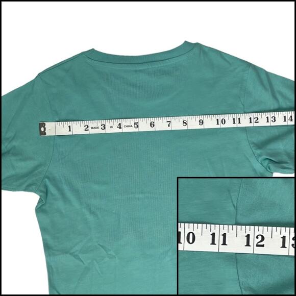 LAT Girls Fine Jersey T-Shirt Top Short Sleeve Crew Large Pink Green Bundle of 2 - Picture 7 of 13